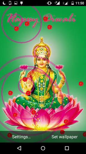 Lakshmi Mata Live Wallpaper screenshot 1