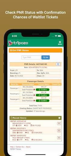 Train Live Status Booking PNR screenshot 4