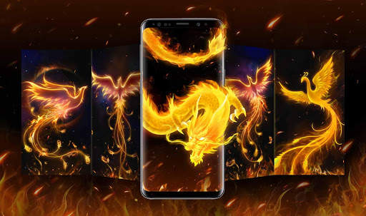 Dragon Phoenix Live Wallpaper screenshot 1