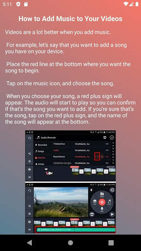 Guide for Kinemaster Pro screenshot 3