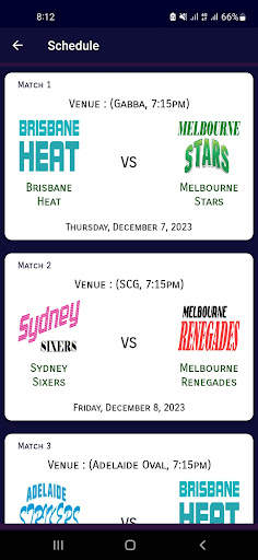 BBL 23-24 Predictions:  Live screenshot 4
