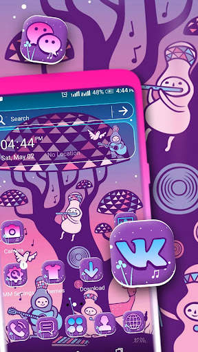 Music Lover Launcher Theme screenshot 1