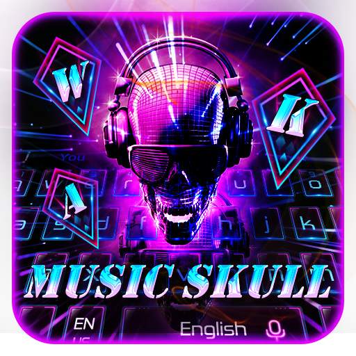 Music Skull Keyboard 10001003