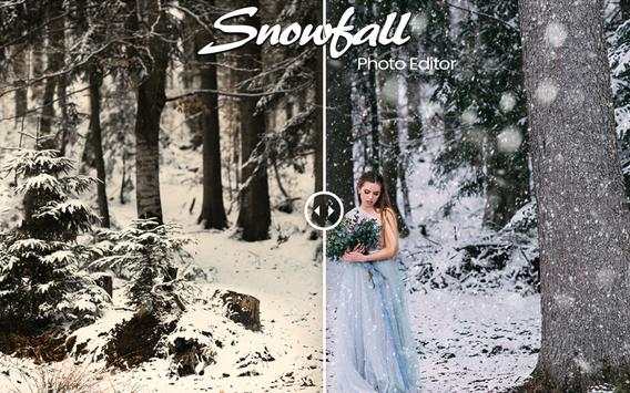 Snowfall Photo Effect: Make Pro Photos Snow Editor 2 تصوير الشاشة