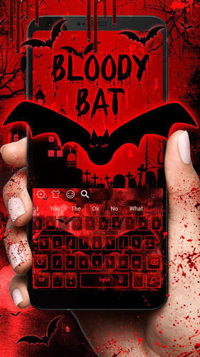 Bloody Bat Keyboard Theme screenshot 1