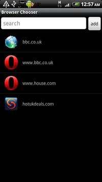 Browser Chooser screenshot 1