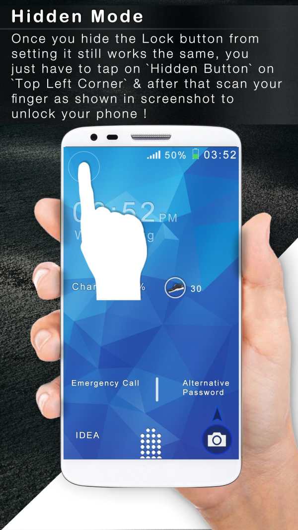 Fingerprint Lock Screen   (Prank) 4 تصوير الشاشة
