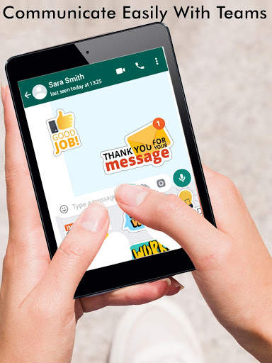 Business Chats Stickers - WAStickerApps screenshot 2
