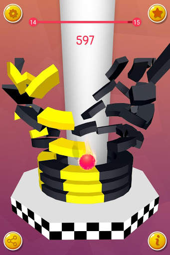 3D Stack Ball Blast - Helix Blast Crash screenshot 7