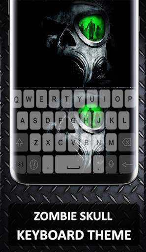 Zombie Skull Graffiti Keyboard Theme screenshot 3