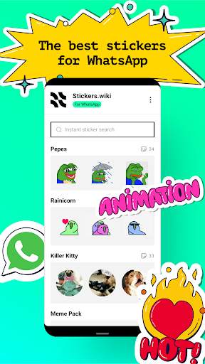 Stickers wiki for WhatsApp screenshot 1