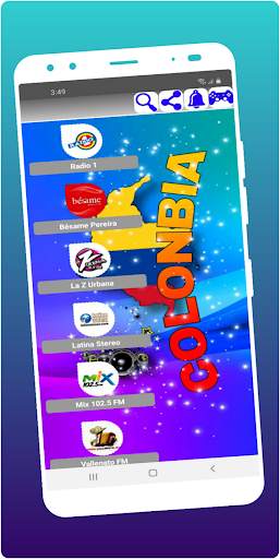 Emisoras colombianas gratis - radio colombianas 7 تصوير الشاشة