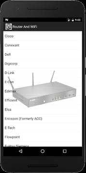WiFi Router Passwords 2018 screenshot 1