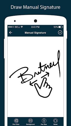 Signature Creator - Signature Maker स्क्रीनशॉट 2