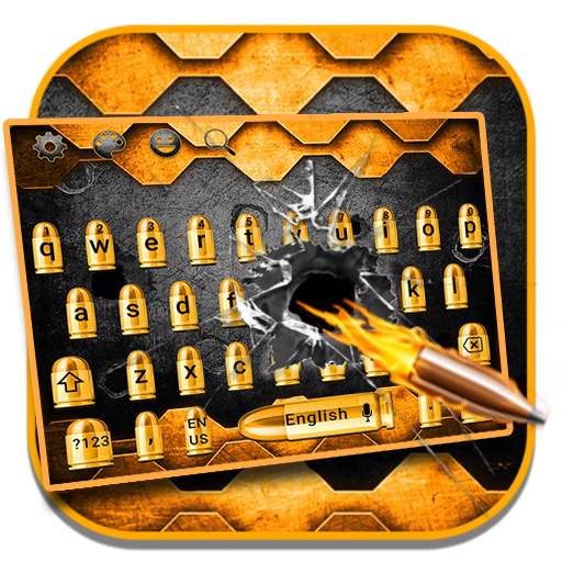 Gun Bullet Keyboard 10001003
