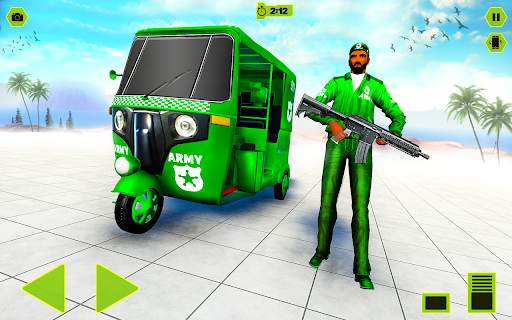 Auto Rickshaw Driving Games 3d screenshot 1