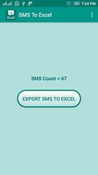 SMS To Excel screenshot 2