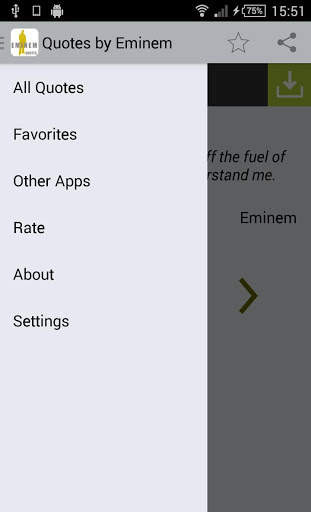 Quotes by Eminem 1 تصوير الشاشة