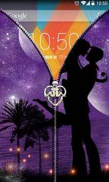 Romantic Night Zipper UnLock स्क्रीनशॉट 4