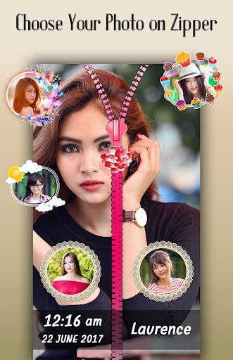 Love Zipper Lock Screen screenshot 2