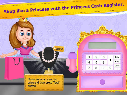 Pink Princess Grocery Market Cash Register screenshot 6