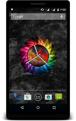 Colorfull Clock Live Wallpaper screenshot 5