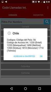 International Calling Codes screenshot 2