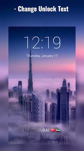 Dubai Burj Khalifa Lock Screen & Wallpapers screenshot 3