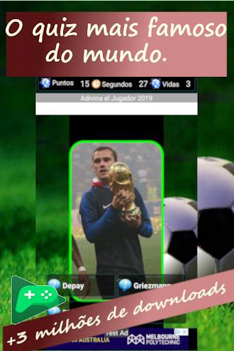 Jogadores de futebol 2020 screenshot 1