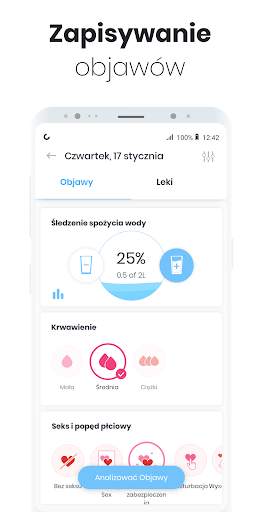 MIA Kalendarz Miesiączka, Kalkulator Dni Płodnych screenshot 3