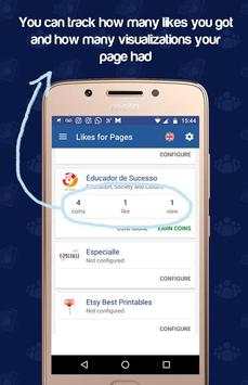 Likes for Facebook Pages - Free followers screenshot 1
