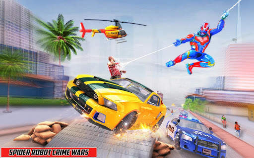 Rope Hero Robot Game – Vice Town Crime Simulator screenshot 1