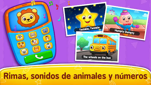 Juegos bebé: piano y teléfono screenshot 1