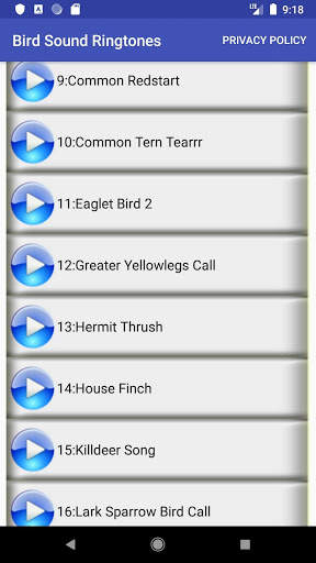 Bird Sound Ringtones: Bird call ringtones screenshot 2