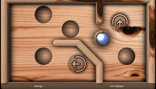 Marble Maze Wallpaper Game screenshot 5