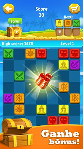 Pirate's Dice: 4 em linha. Conectar 4 jogo screenshot 3