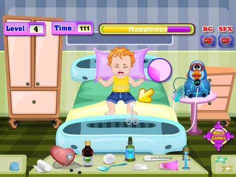 Baby is sick Girls Games screenshot 6