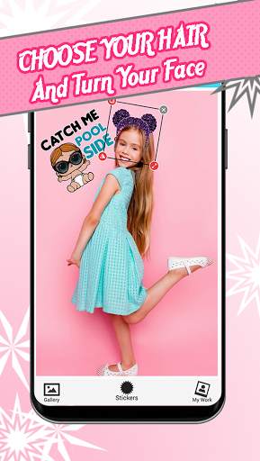New Cute LOL Stickers Dolls Photo Editor screenshot 1