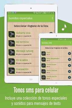 tonos sms cortos, sonidos para sms y llamadas screenshot 9