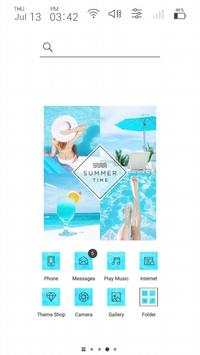 Summer time Launcher theme screenshot 1