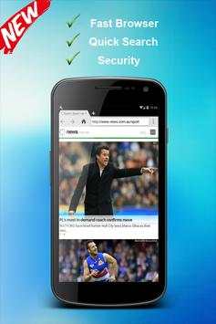Fast Web Browser 2017 screenshot 1