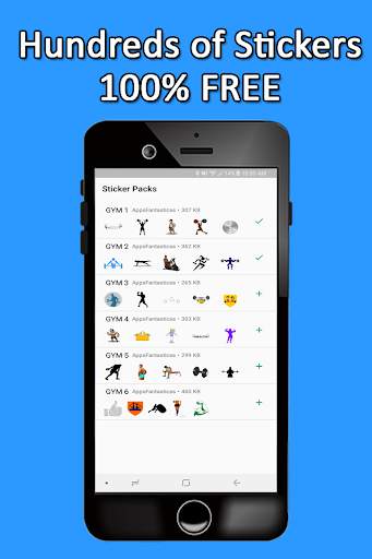 Gym Stickers for WhatsApp - WAStickerApps screenshot 3