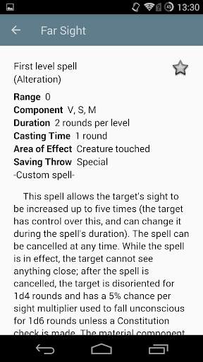 Grimorium for AD&D screenshot 2