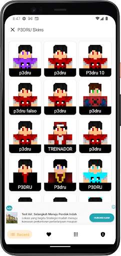 P3DRU Skins for Minecraft screenshot 3