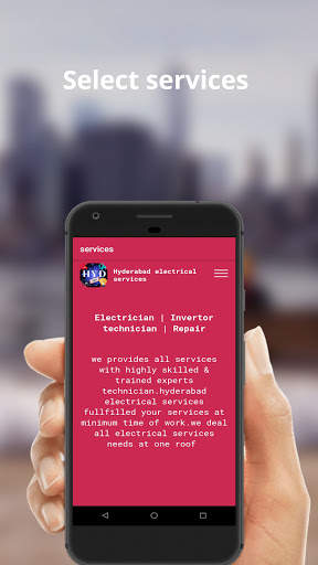 Hyderabad electrical services screenshot 3