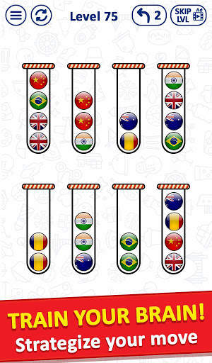 Ball Sort Puzzle - Bubble Sort Color Puzzle Game screenshot 2