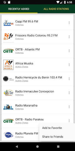 Benin Radio Stations screenshot 1