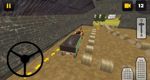 Classic Tractor 3D: Sand Transport screenshot 4