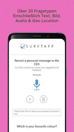 Survtapp Offline-Umfrage-App screenshot 2