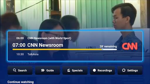 Wilmaa TV for Android TV screenshot 1